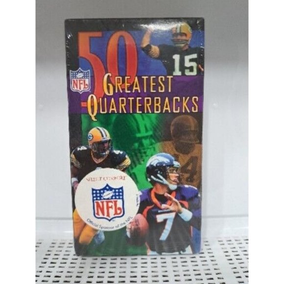New NFL: 50 Greatest Quarterbacks (VHS, 1998) Factory Sealed - Picture 1 of 6